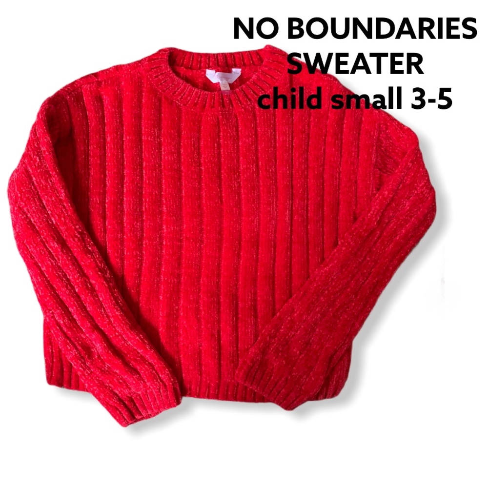 NO BOUNDARIES chenille type sweater & Tee